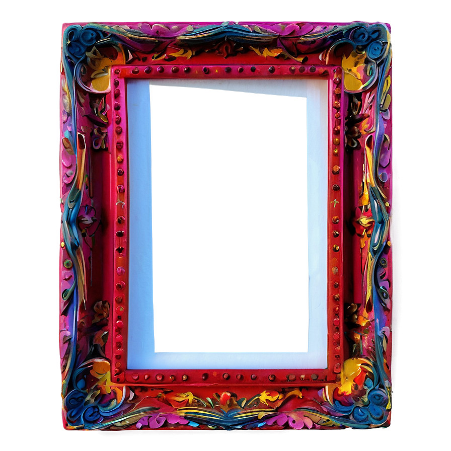 Colorful Picture Frame Png Kgw PNG Image