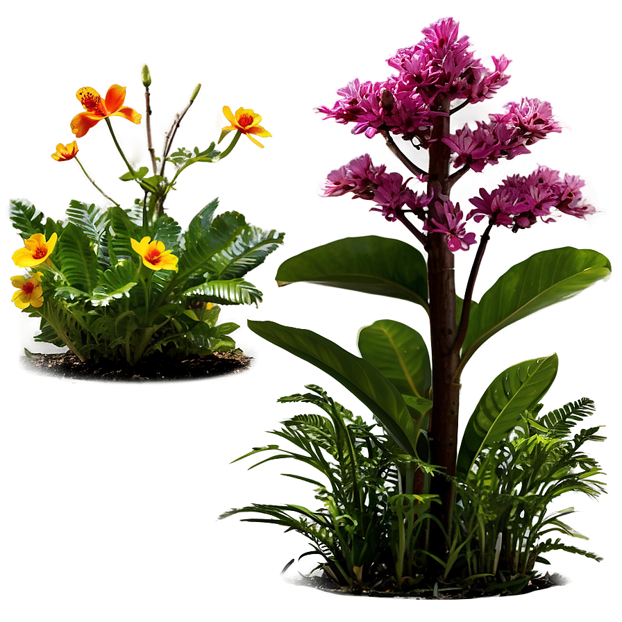 Colorful Plants Png Dse96 PNG Image