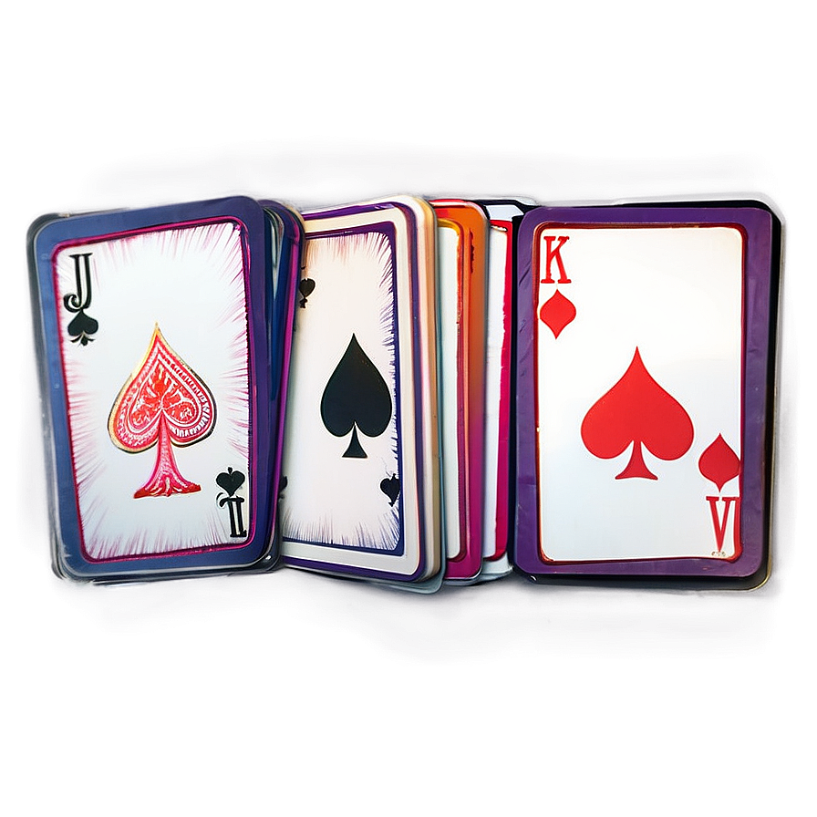 Colorful Playing Card Collection Png 05252024 PNG Image