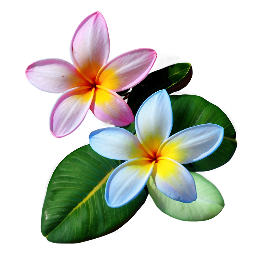 Colorful Plumeria Png Vhk PNG Image