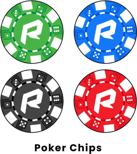 Colorful Poker Chips Vector Illustration PNG Image