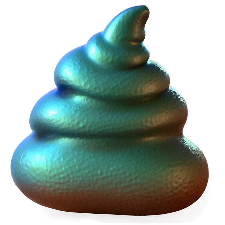 Colorful Poop Emoji Png Yrr PNG Image