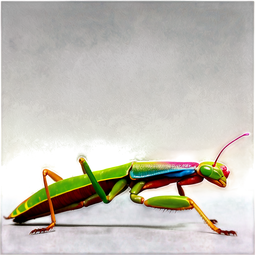 Colorful Praying Mantis Png 06122024 PNG Image