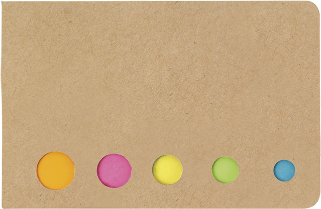 Colorful Pushpinson Note Paper Background PNG Image