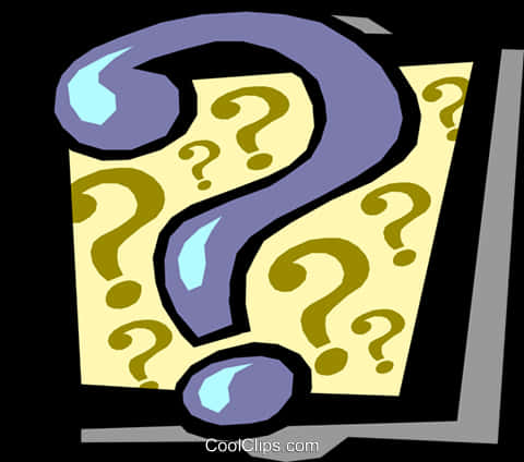 Colorful Question Mark Clipart PNG Image