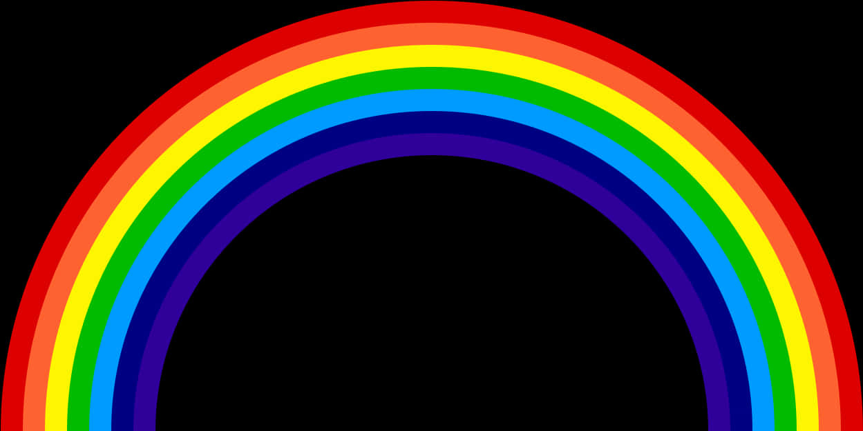 Colorful Rainbow Artwork PNG Image