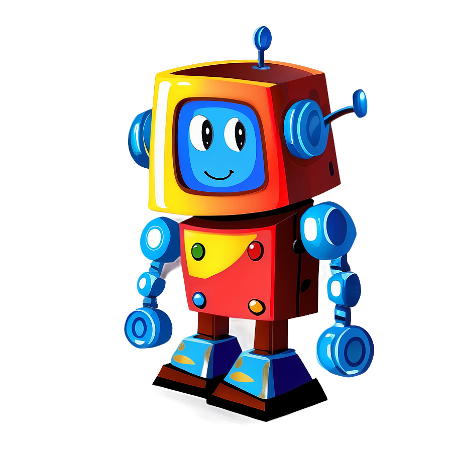 Colorful Robot Clipart Png Irr PNG Image