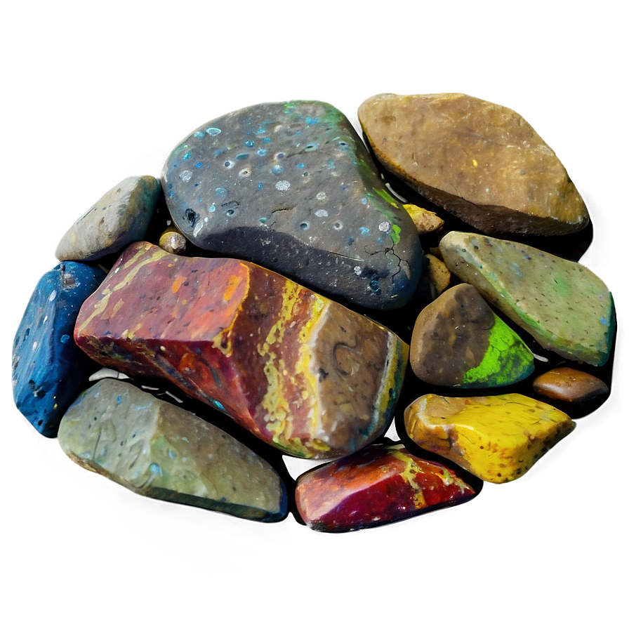 Colorful Rocks Png Oyv PNG Image