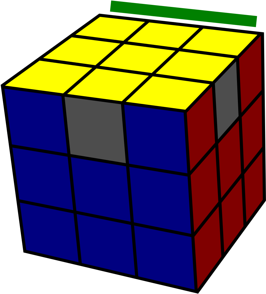 Colorful Rubiks Cube Illustration PNG Image