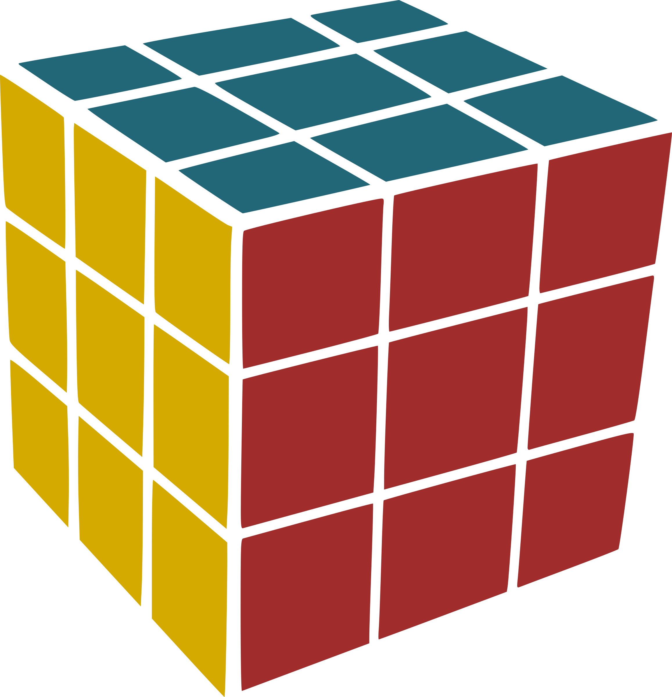 Colorful Rubiks Cube Illustration PNG Image