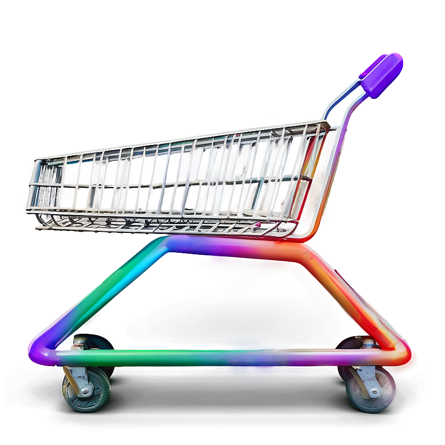 Colorful Shopping Cart Png 05252024 PNG Image