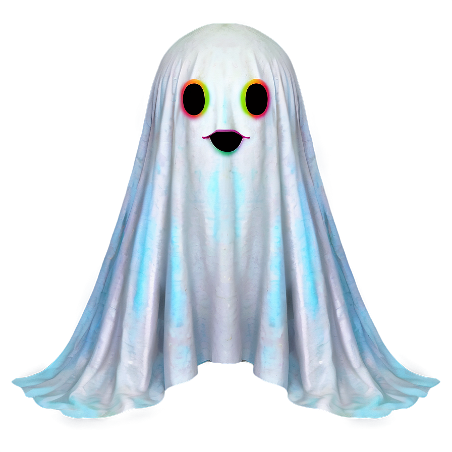 Colorful Snapchat Ghost Png 06272024 PNG Image