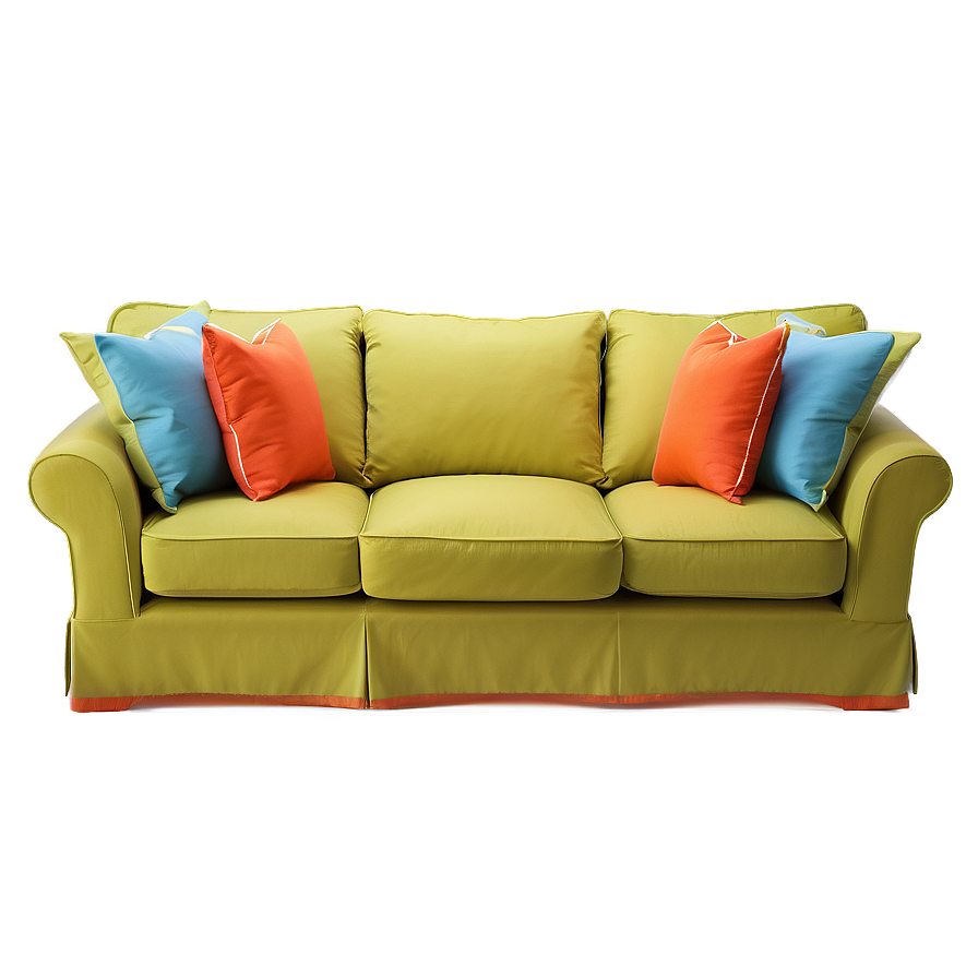 Colorful Sofa Pillows Png Slj PNG Image