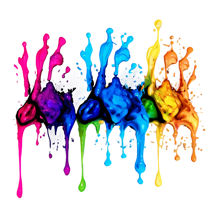 Colorful Splash Effect Png 06282024 PNG Image