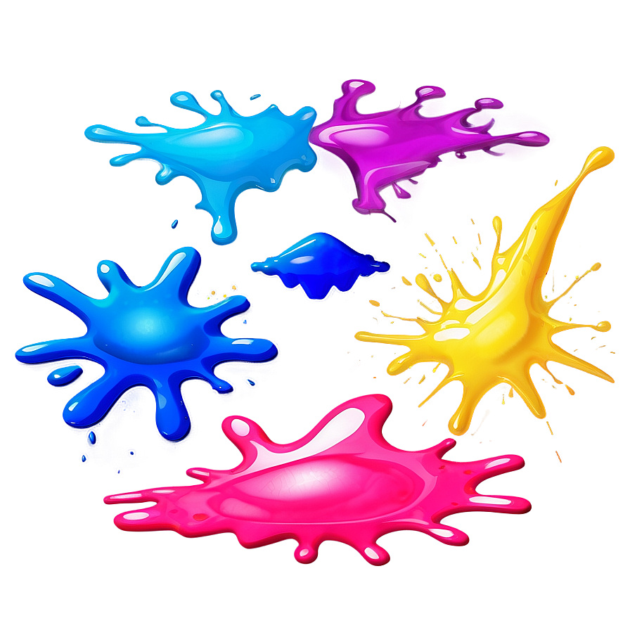 Colorful Splat Png 2 PNG Image