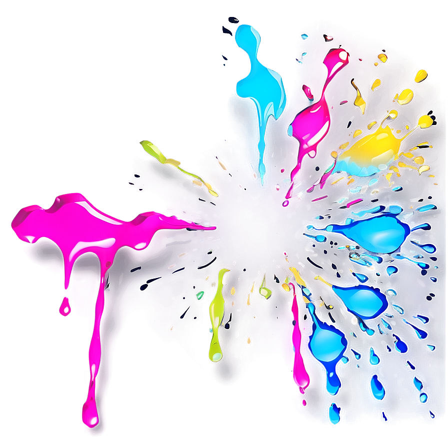 Colorful Splat Png 94 PNG Image