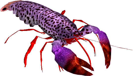 Colorful Spotted Lobster PNG Image