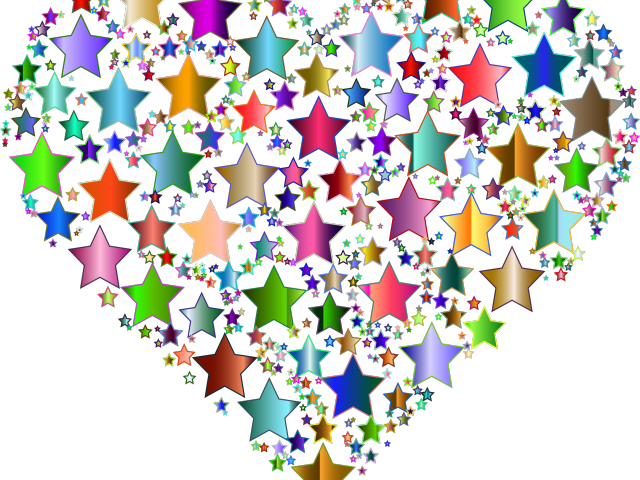 Colorful Star Explosion PNG Image