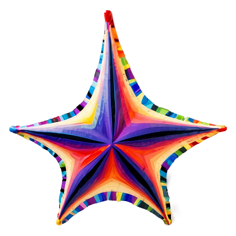 Colorful Star Pattern Png 06132024 PNG Image