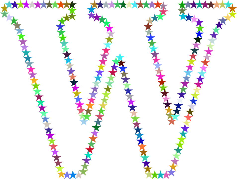 Colorful Star Patterns Formation PNG Image