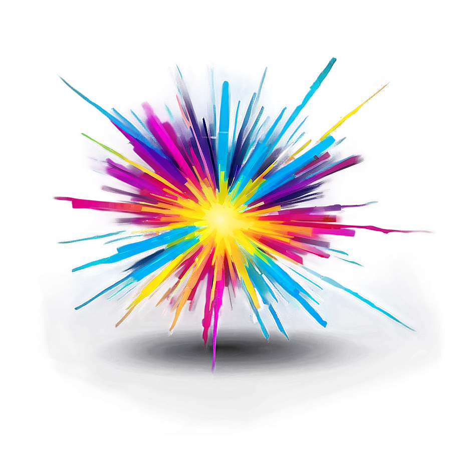 Colorful Starburst Png Kac PNG Image