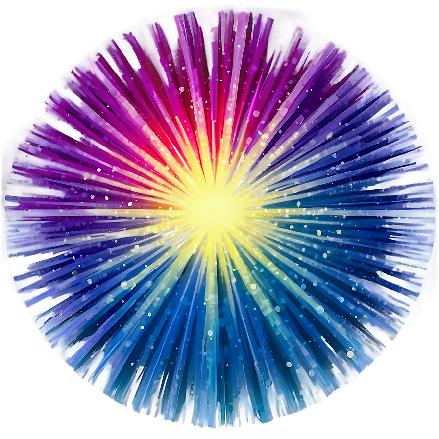 Colorful Stardust Burst Png Wys PNG Image