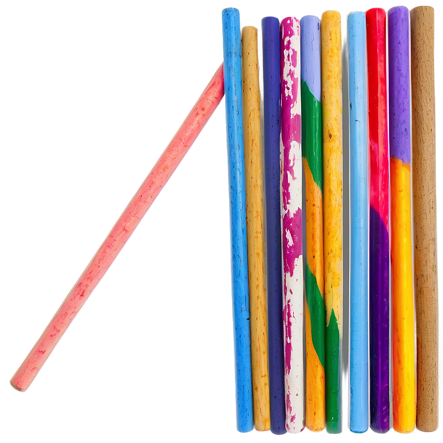 Colorful Sticks Png 06132024 PNG Image