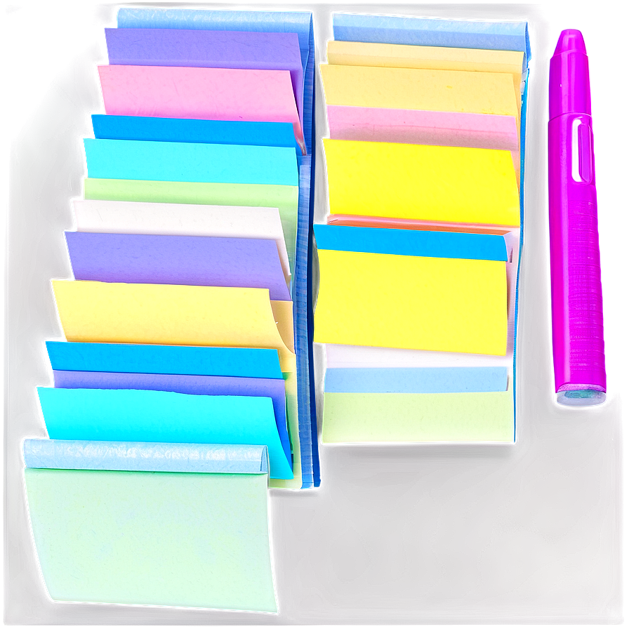 Colorful Sticky Notes Png Nxd PNG Image