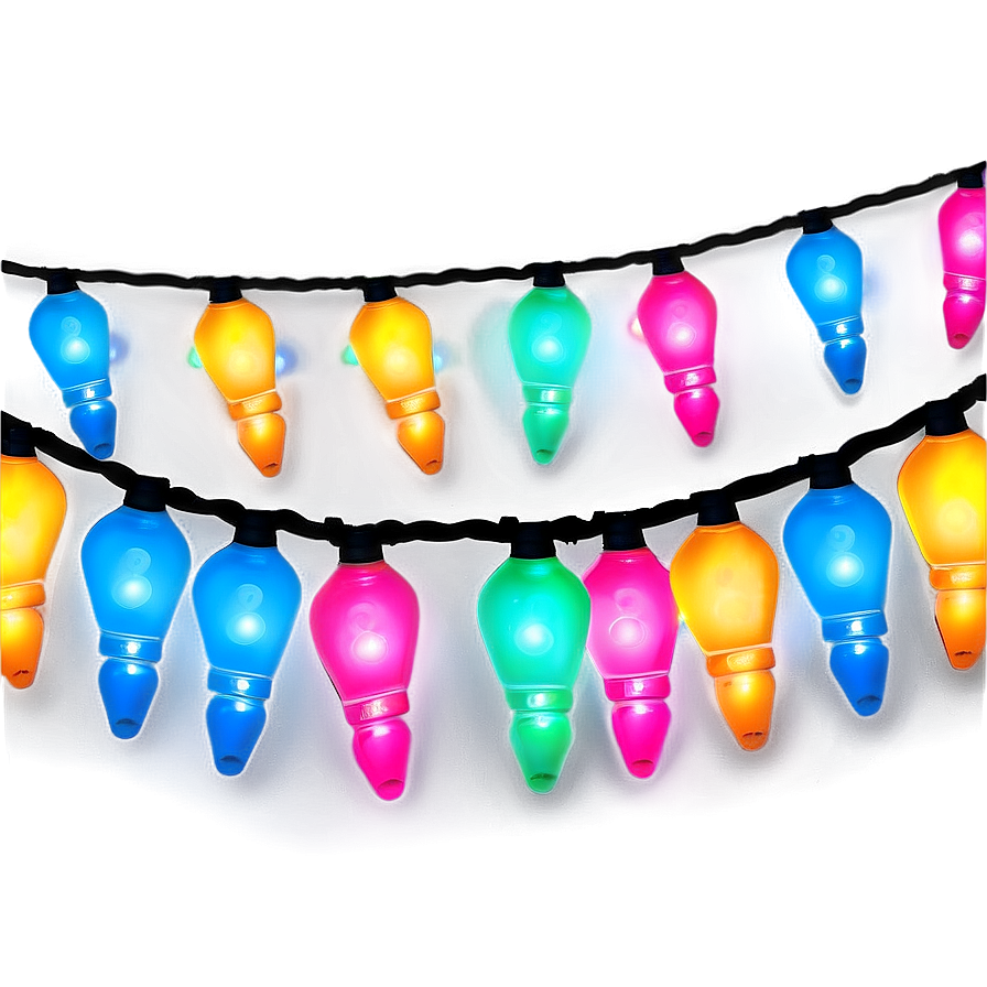 Colorful String Lights Png 58 PNG Image