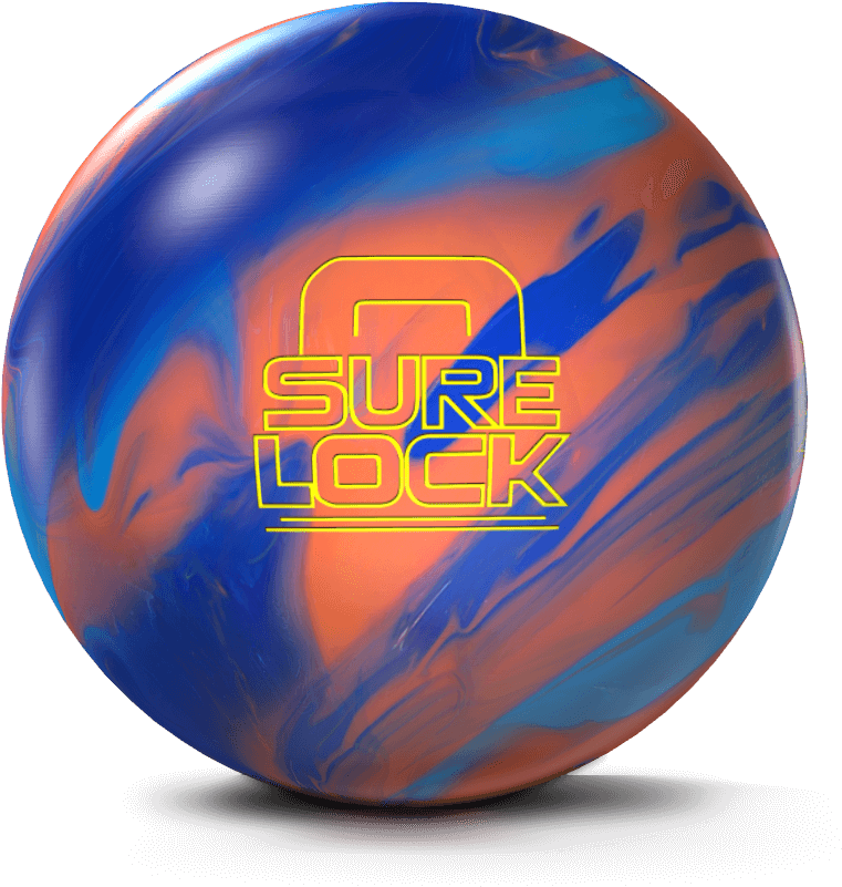 Colorful Sure Lock Bowling Ball PNG Image