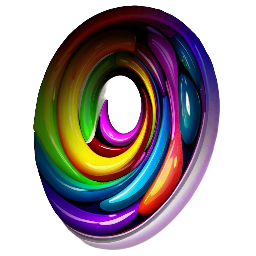 Colorful Swirl Art Png 77 PNG Image