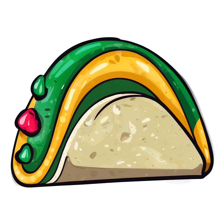 Colorful Taco Clipart Png Ppk84 PNG Image