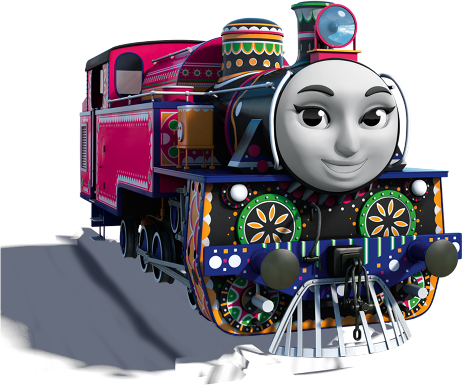 Colorful Thomas Engine PNG Image