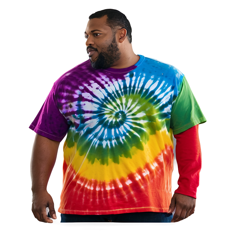 Colorful Tie Dye T-shirt Png 7 PNG Image