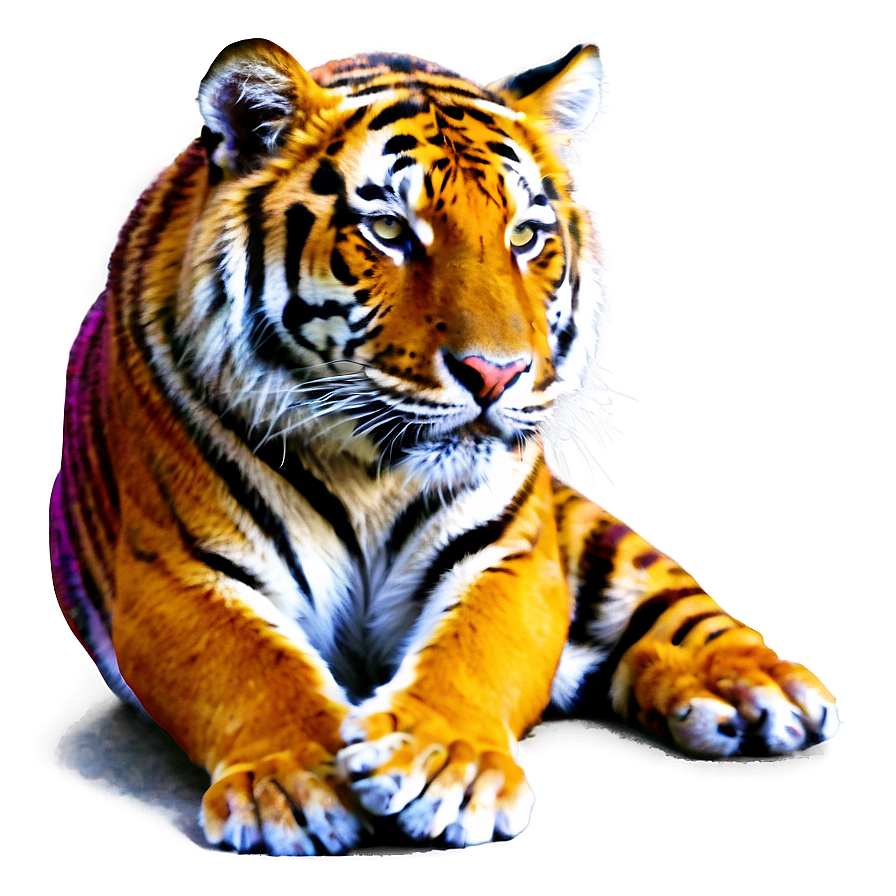 Colorful Tiger Png 45 PNG Image