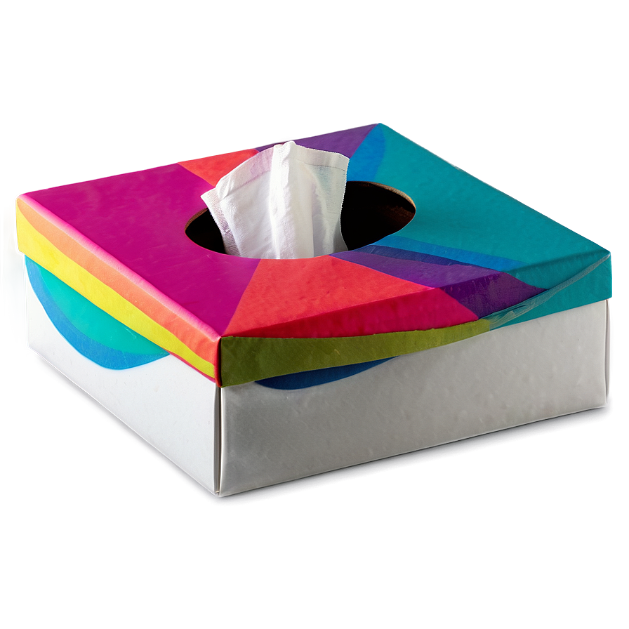 Colorful Tissue Box Png Juy69 PNG Image