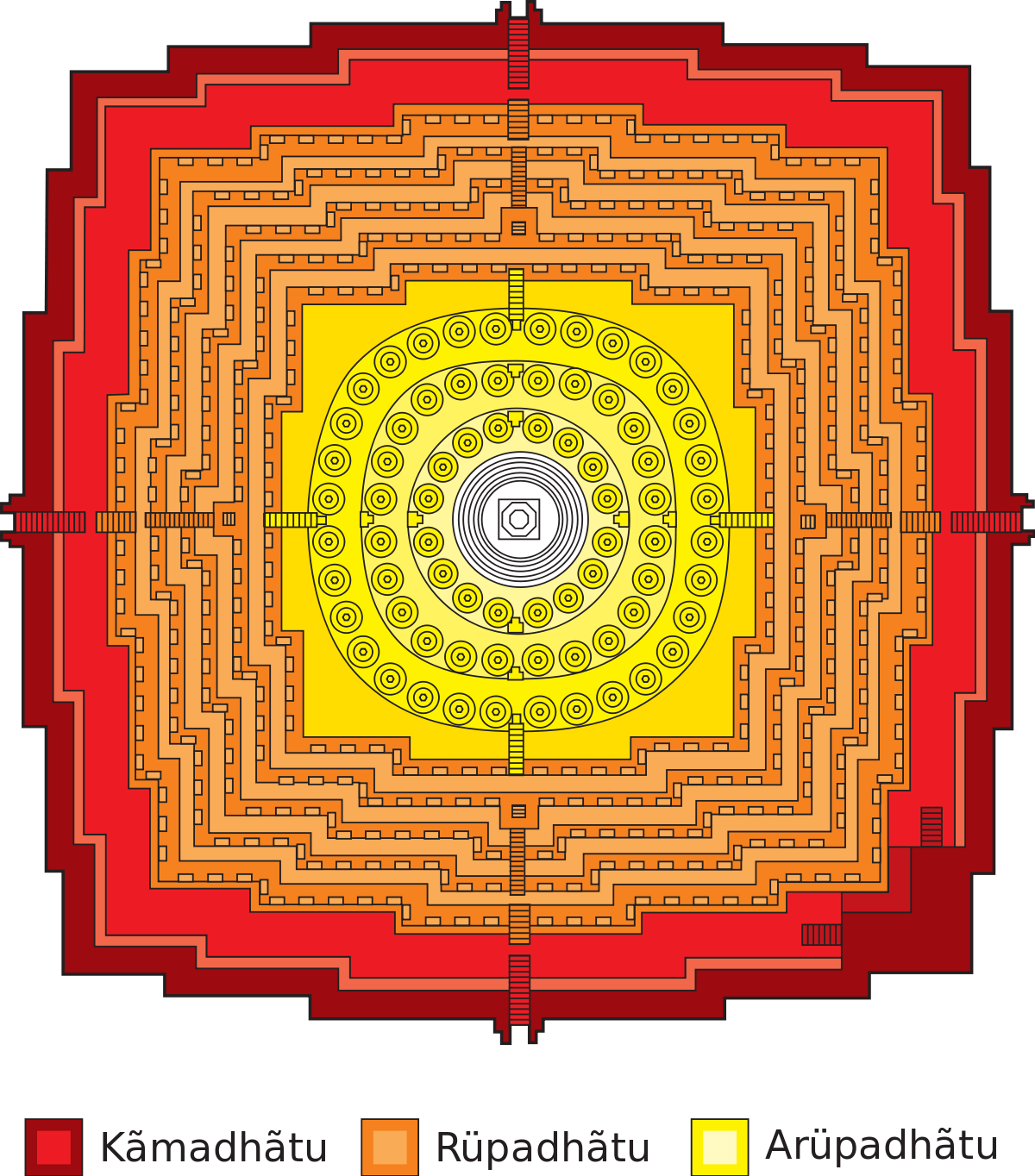 Colorful Traditional Mandala Art PNG Image