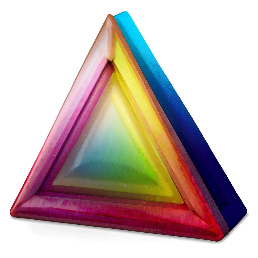 Colorful Triangle Art Png Eag46 PNG Image