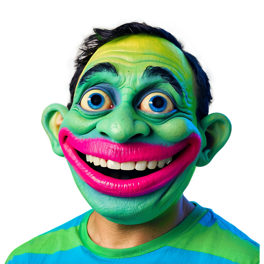 Colorful Trollface Png 56 PNG Image