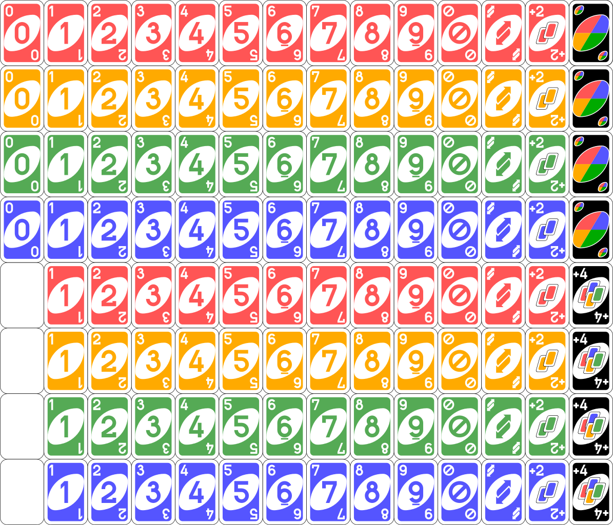 Colorful Uno Cards Array.jpg PNG Image