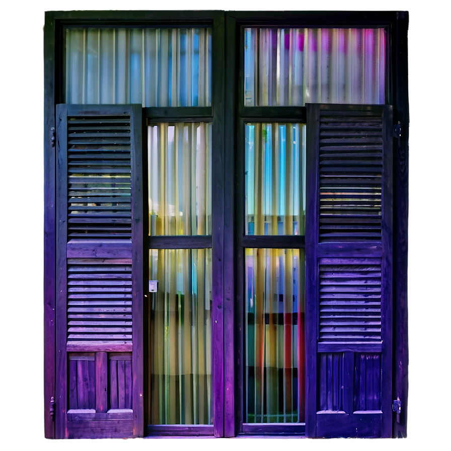 Colorful Window Shutters Png Ylx PNG Image