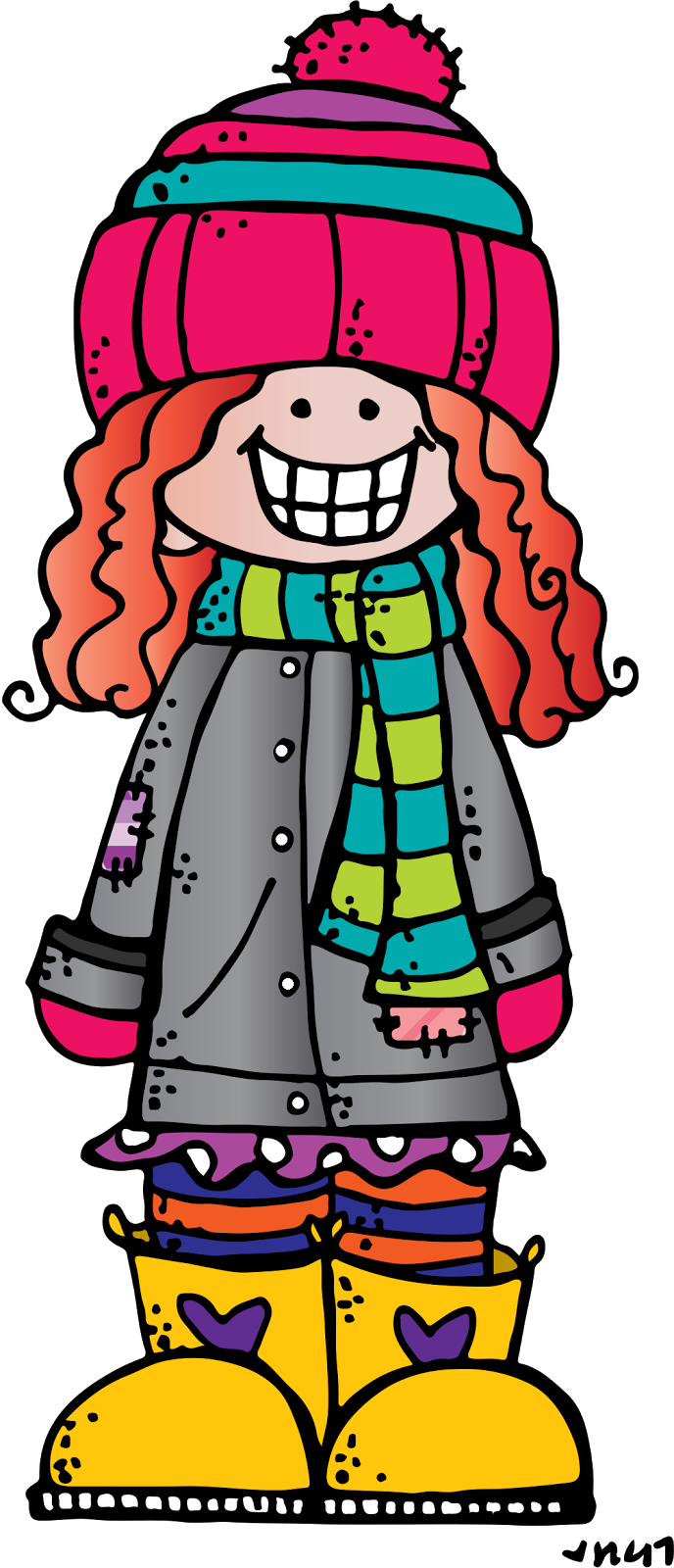 Colorful Winter Clothing Cartoon PNG Image