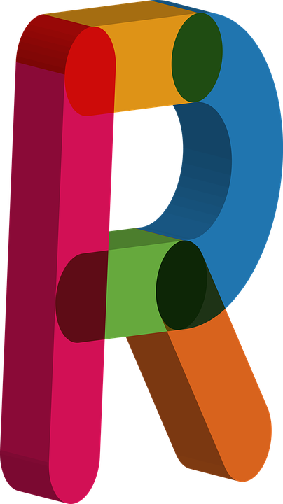 Colorful3 D Letter R PNG Image