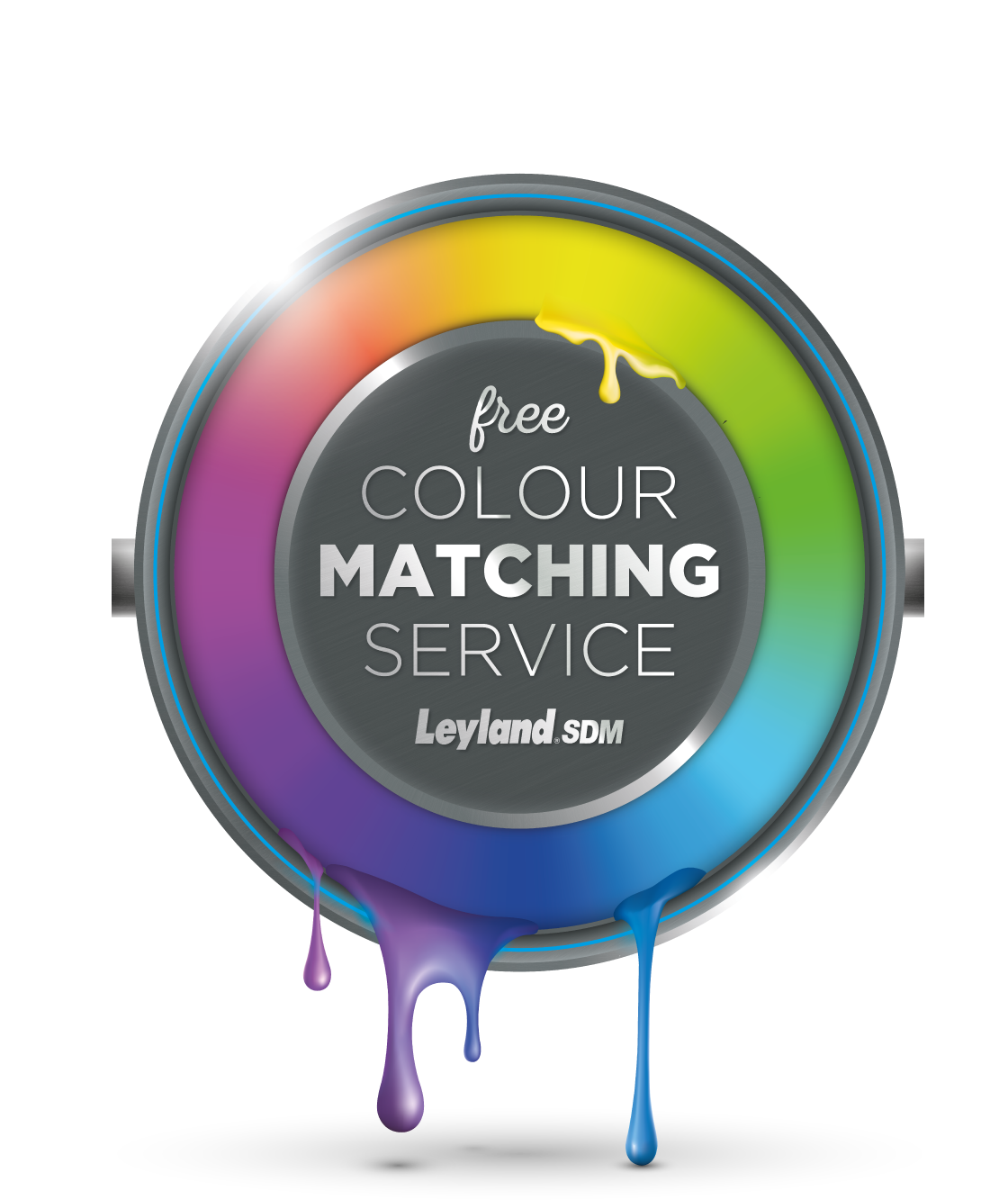 Colour Matching Service Paint Can PNG Image