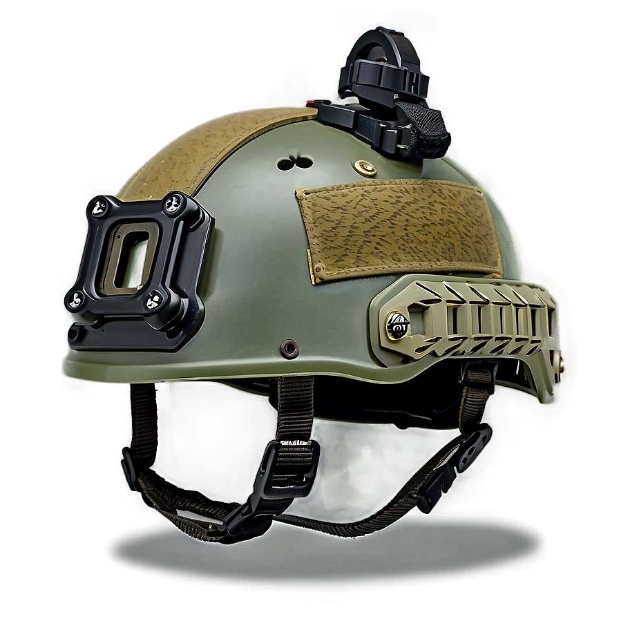 Combat Helmet With Gopro Mount Png Eqb33 PNG Image