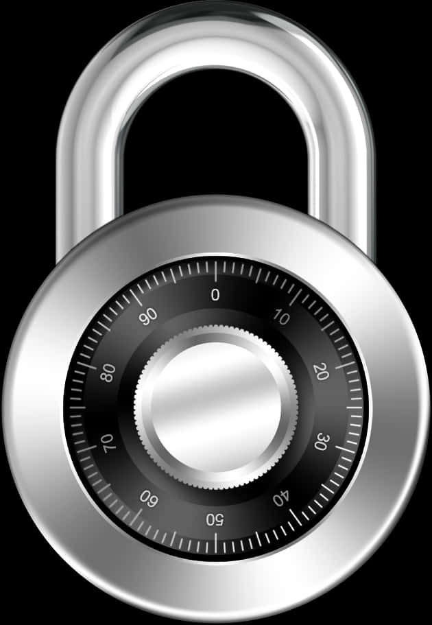 Combination Padlock Security Device.jpg PNG Image