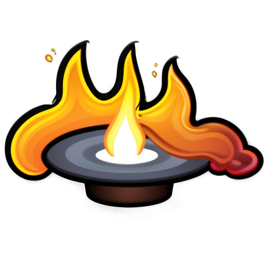 Combustion Fire Emoji Image Png 05042024 PNG Image