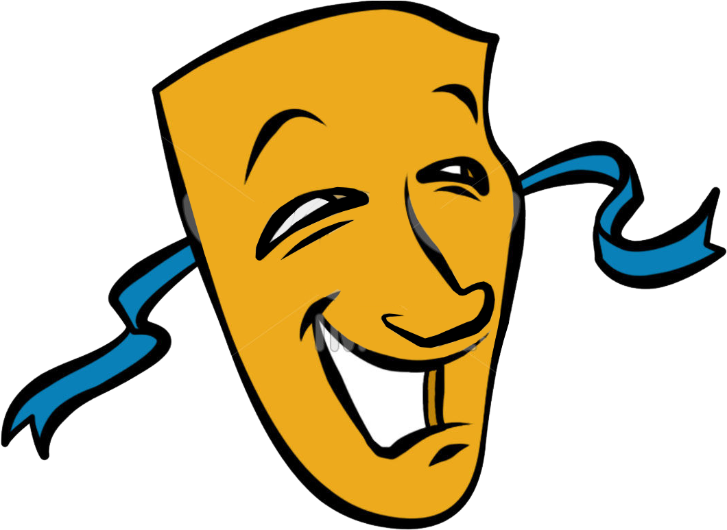 Comedy Tragedy Mask Icon PNG Image