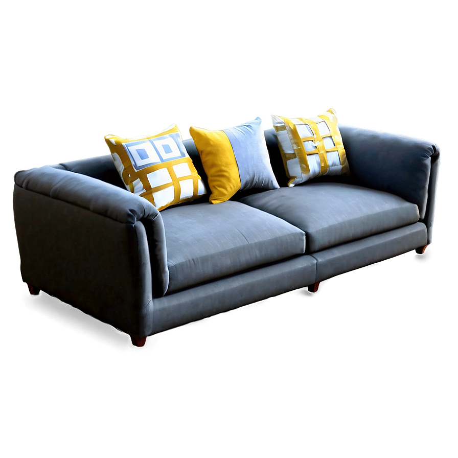 Comfortable Fabric Sofa Png Yom PNG Image