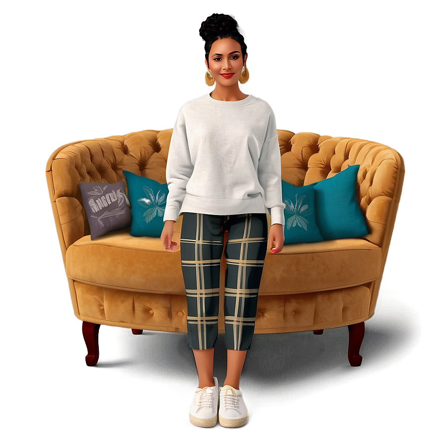 Comfy Home Outfit Png Iim PNG Image